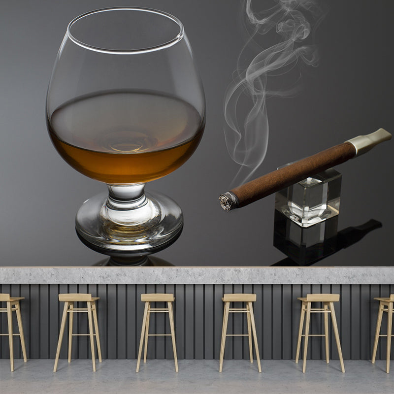 Contemporary Brandy Wall Mural Decorative Restaurant Wall Art for Decoration