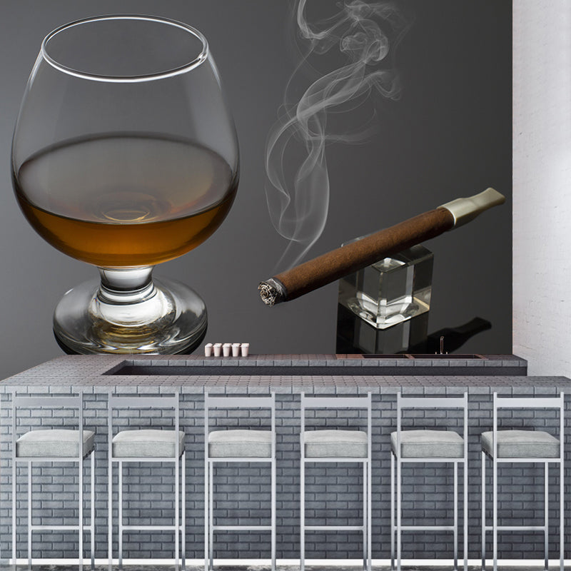 Contemporary Brandy Wall Mural Decorative Restaurant Wall Art for Decoration