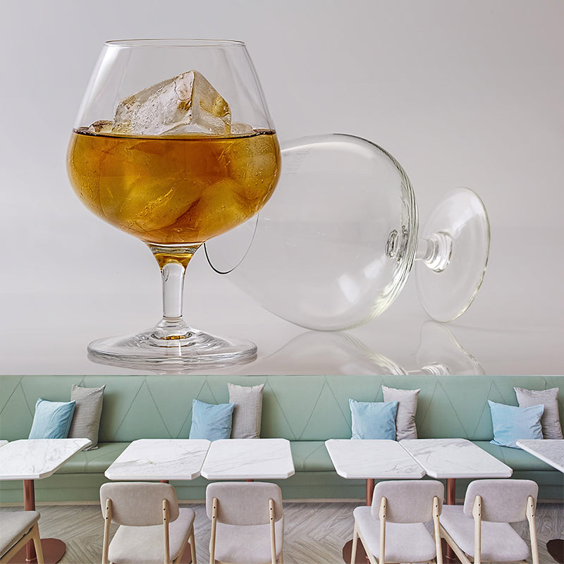 Contemporary Brandy Wall Mural Decorative Restaurant Wall Art for Decoration