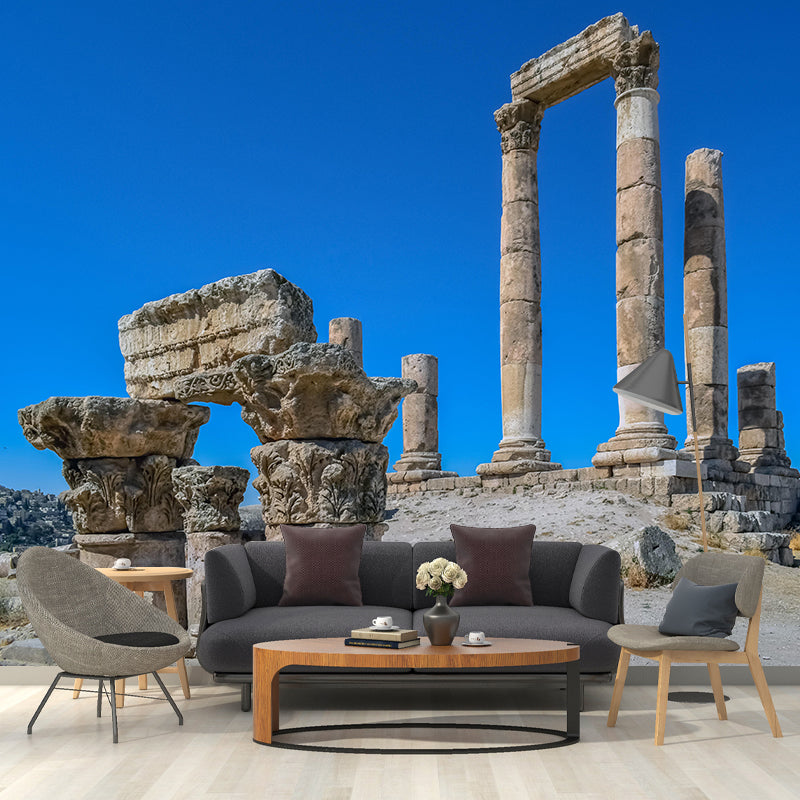 Photography Temple-of-Hercules Mural Wallpaper Wall Covering for Bathroom