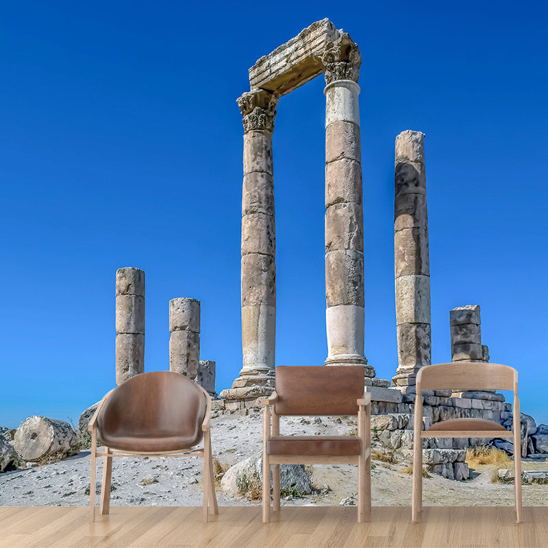 Photography Temple-of-Hercules Mural Wallpaper Wall Covering for Bathroom