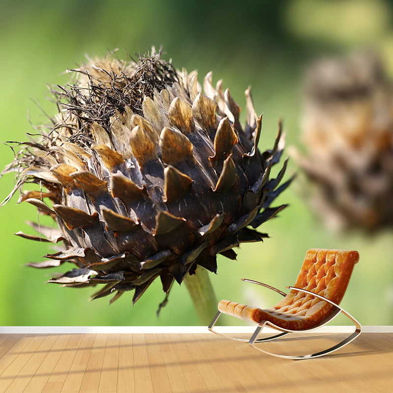Artichoke Painting Mural Decal Modern Mildew Resistant Wall Covering for Decoration