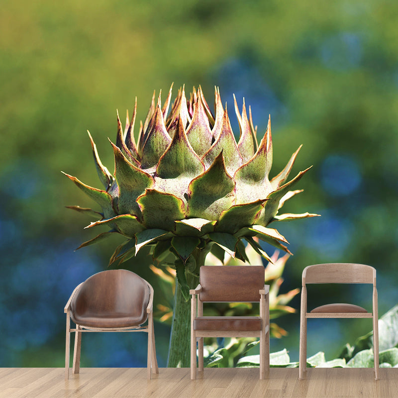 Artichoke Painting Mural Decal Modern Mildew Resistant Wall Covering for Decoration
