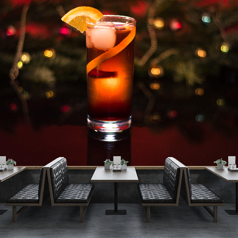Photography Contemporary Cocktail Wall Mural Decorative Restaurant Wall Art