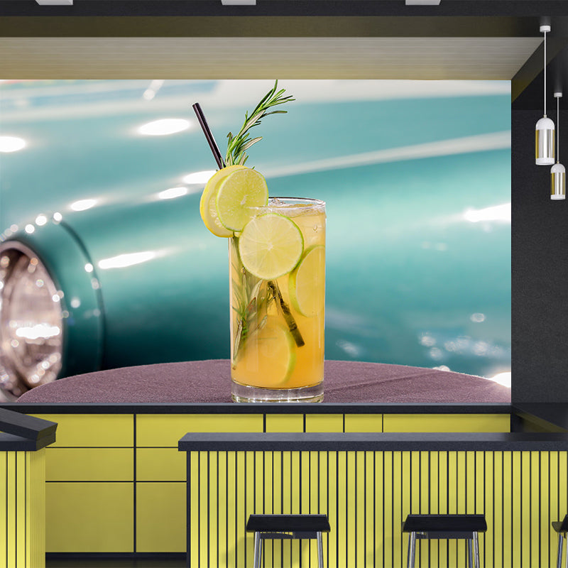 Photography Contemporary Cocktail Wall Mural Decorative Restaurant Wall Art