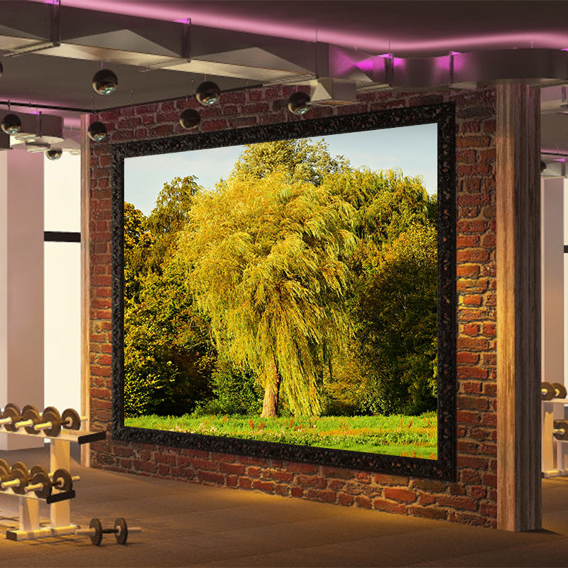 Customized Summer Forest Wall Mural Mildew Resistant Wall Decor for House Interior