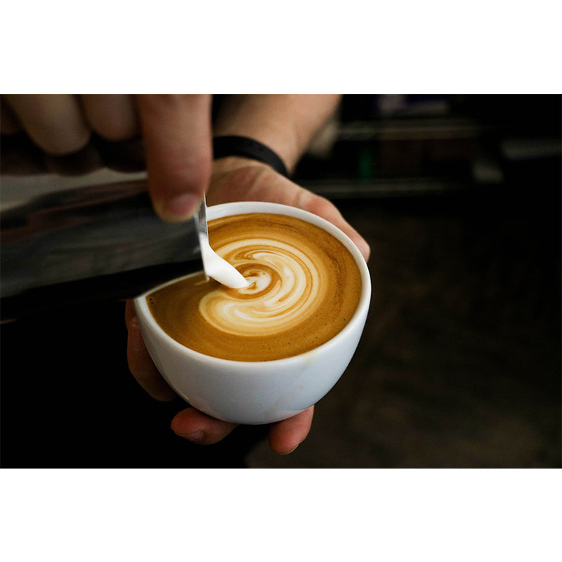 Fragrant Coffee Mural Wallpaper with Beautiful Pattern Decorative Restaurant