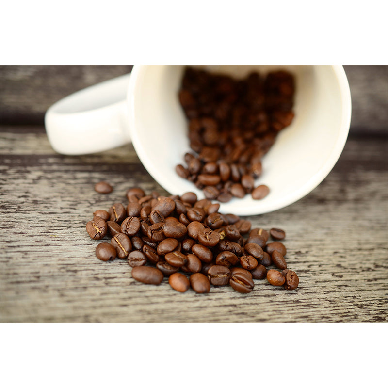 Business Fragrant Coffee Beans Mural Decal Stain Resistant Coffee Shop Wall Covering