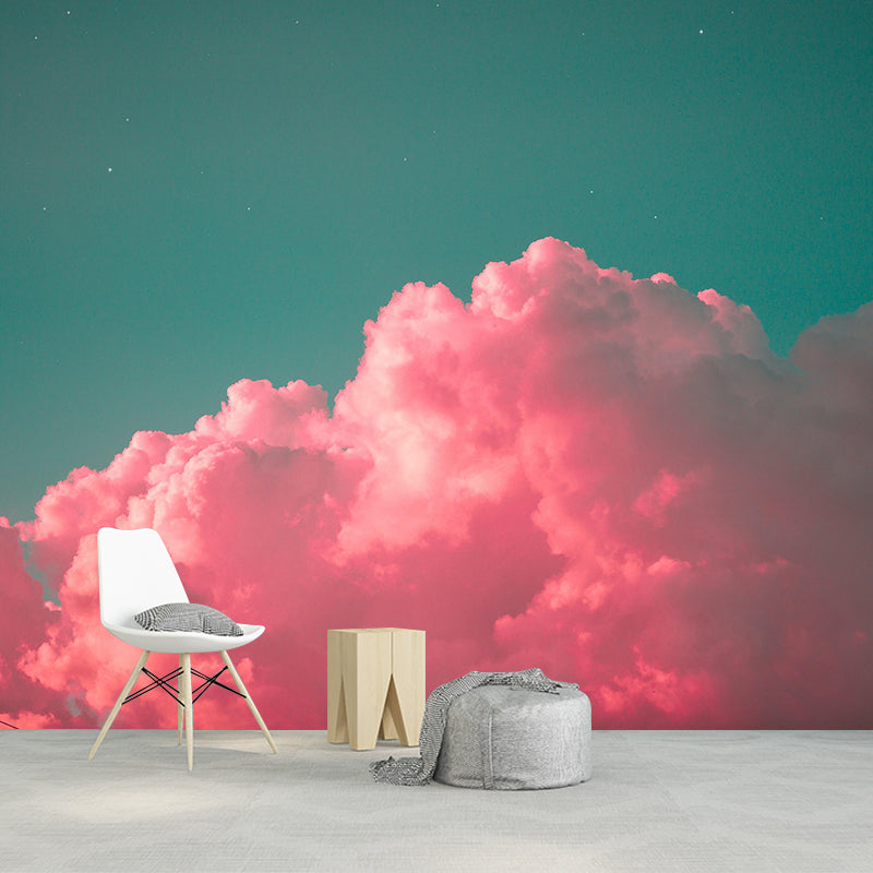 Customized Huge Cloud Mural Wallpaper Photography Style for Guest Room Decor