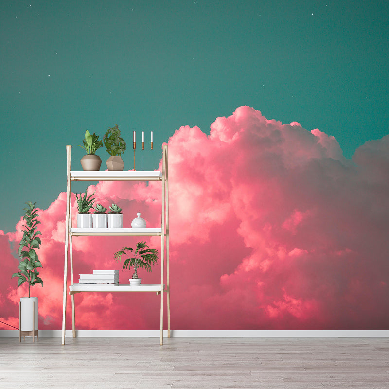 Customized Huge Cloud Mural Wallpaper Photography Style for Guest Room Decor
