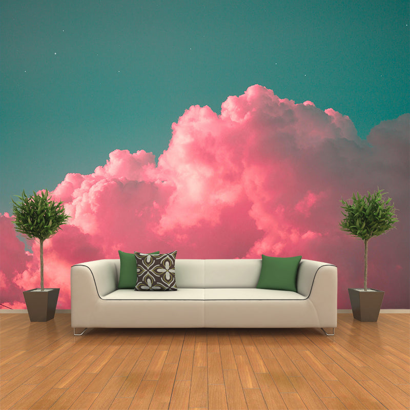 Customized Huge Cloud Mural Wallpaper Photography Style for Guest Room Decor