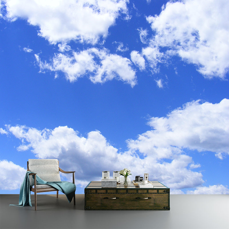 Customized Huge Cloud Mural Wallpaper Photography Style for Guest Room Decor