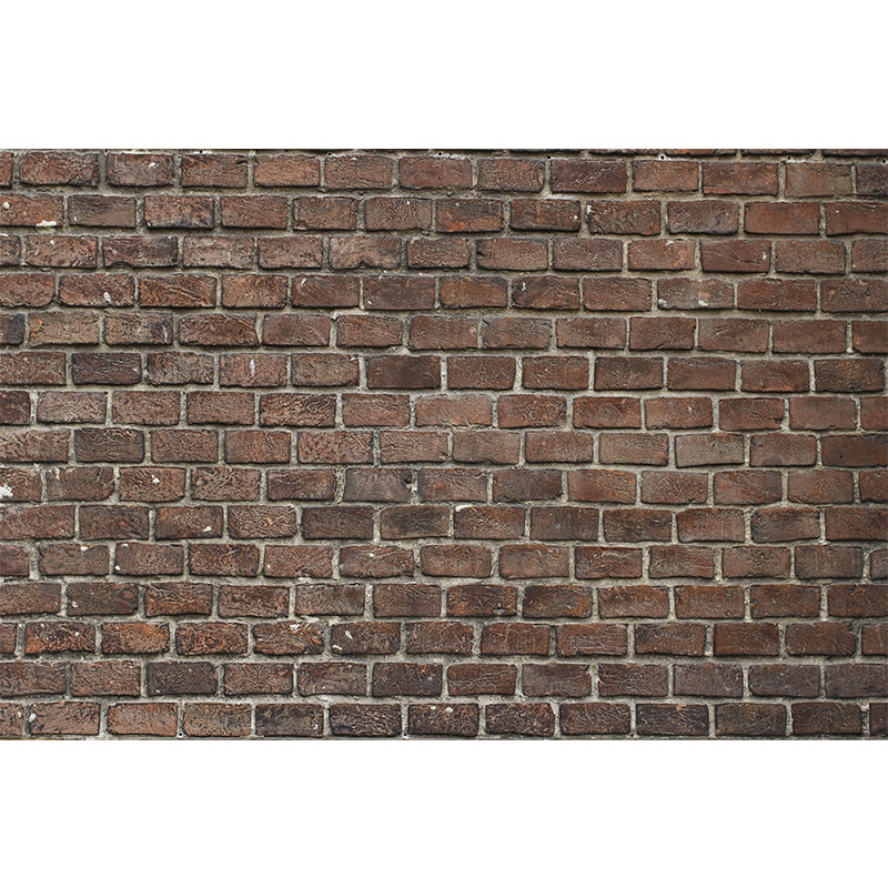 Customized Industrial Style Brick Mural Wall Covering Stain Resistant for Bedroom
