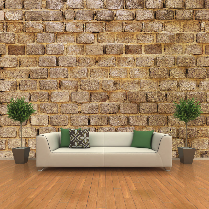 Brick Wall Covering Murals Environment Friendly Wallpaper Sitting Room Wall Decor