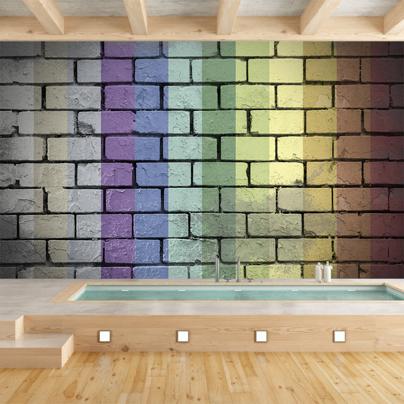 Brick Wall Covering Murals Environment Friendly Wallpaper Sitting Room Wall Decor