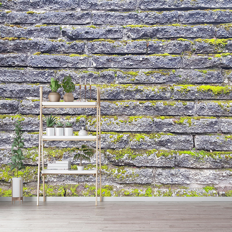 Customized Mural Industrial Style Brick Surface Wallpaper Sitting Room Wall Decor