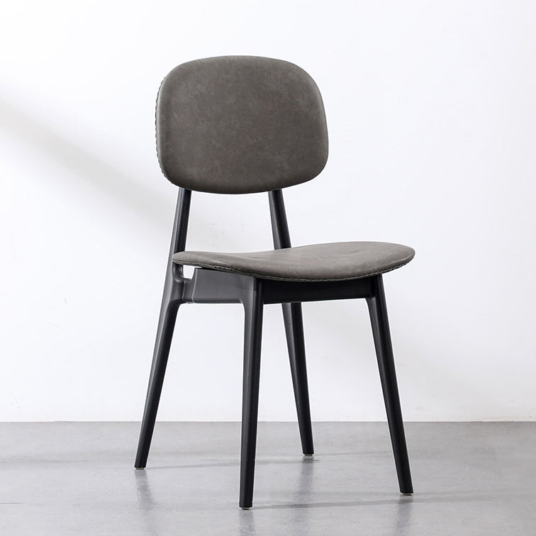 Chaise latéral moderne sans bras sans bras intérieur