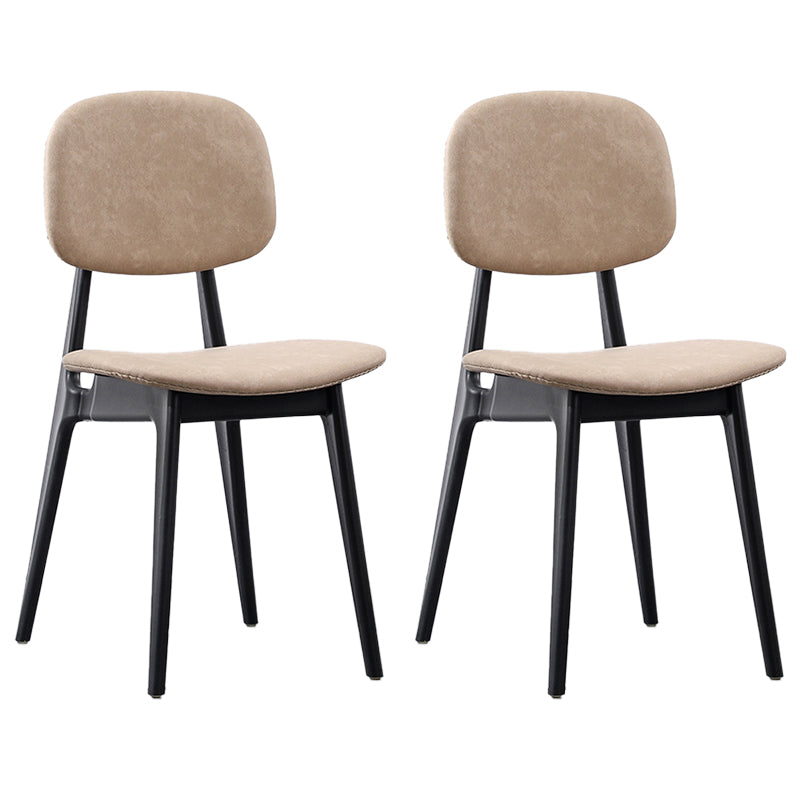 Chaise latéral moderne sans bras sans bras intérieur