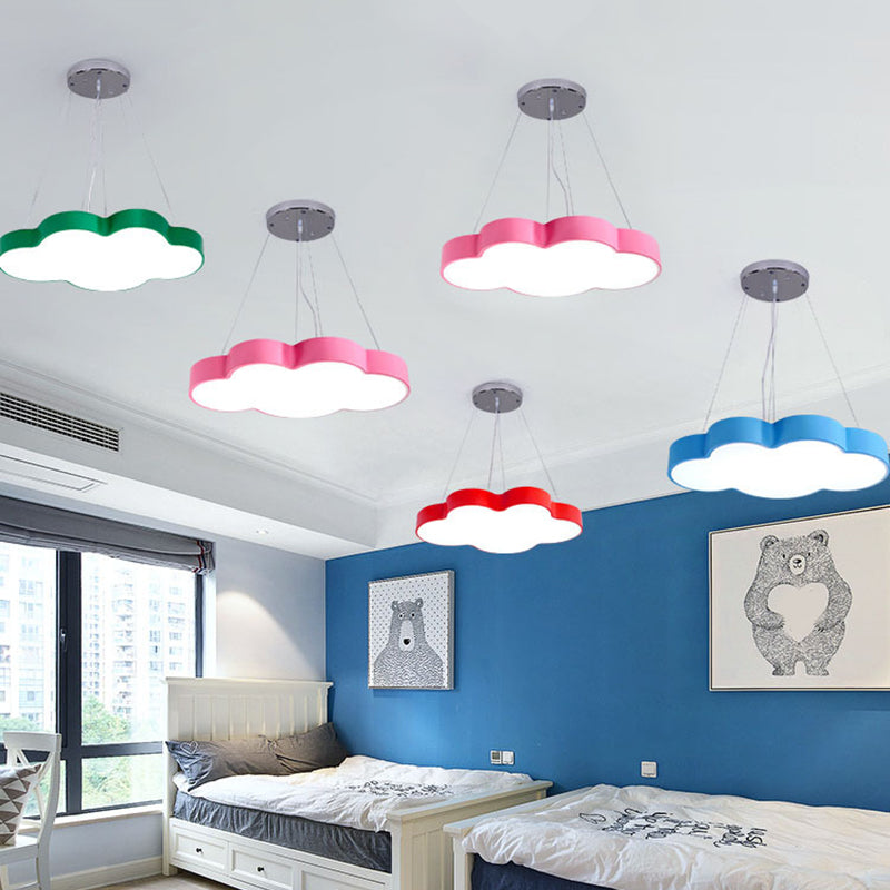 Plafonnier encastré nuage de style moderne en métal 1 lumière LED luminaire encastré