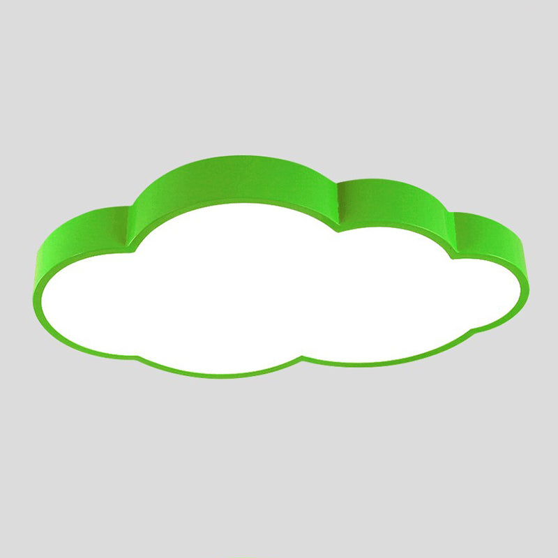 Plafonnier encastré nuage de style moderne en métal 1 lumière LED luminaire encastré