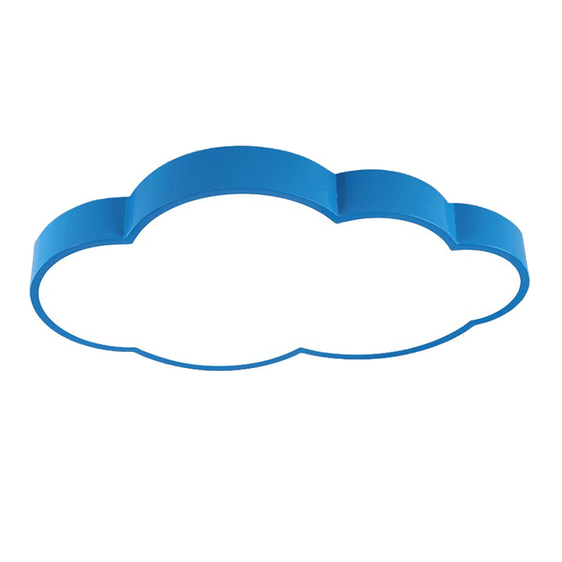 Plafonnier encastré nuage de style moderne en métal 1 lumière LED luminaire encastré