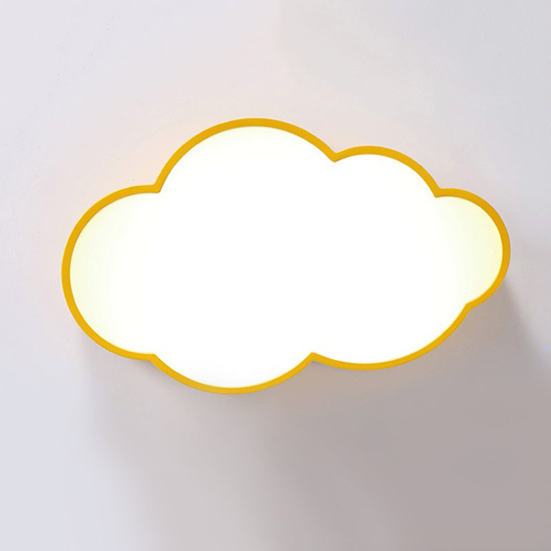 Plafonnier encastré nuage de style moderne en métal 1 lumière LED luminaire encastré