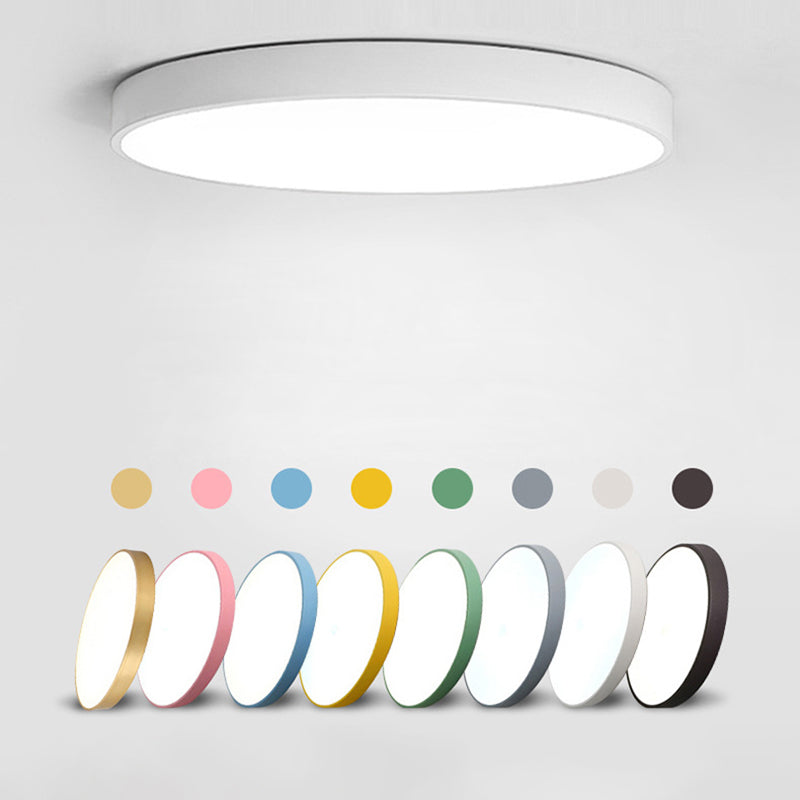 Metal Geométrico Nivelado De Montaje De Iluminación Techo Techo De Iluminación Estilo Moderno 1-Luz De Descarga De Luz