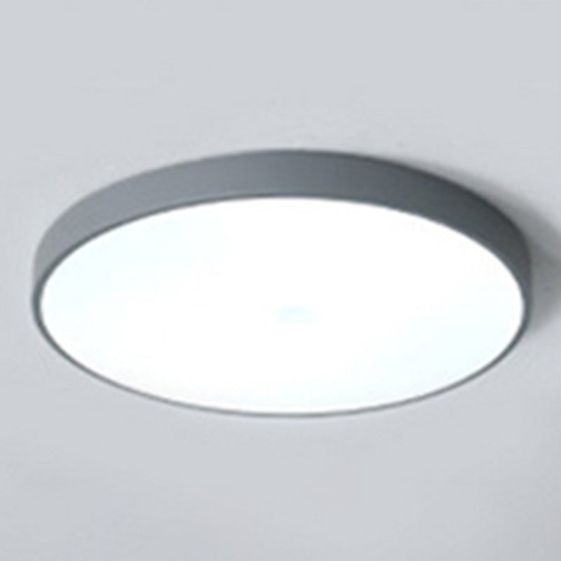Metal Geometric Flush Mount Ceiling Lighting Fixture Modern Style 1-Light Flush Light