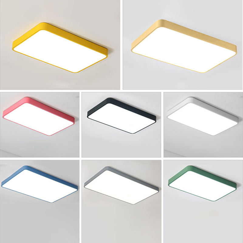 Metal Geométrico Nivelado De Montaje De Iluminación Techo Techo De Iluminación Estilo Moderno 1-Luz De Descarga De Luz