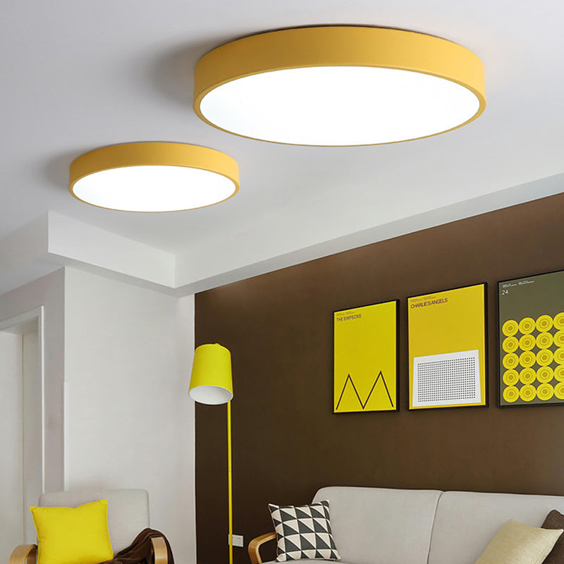 Metal Geométrico Nivelado De Montaje De Iluminación Techo Techo De Iluminación Estilo Moderno 1-Luz De Descarga De Luz