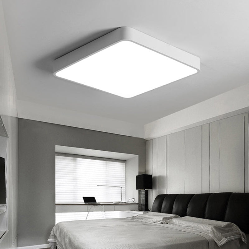 Metal Geometric Flush Mount Ceiling Lighting Fixture Modern Style 1-Light Flush Light