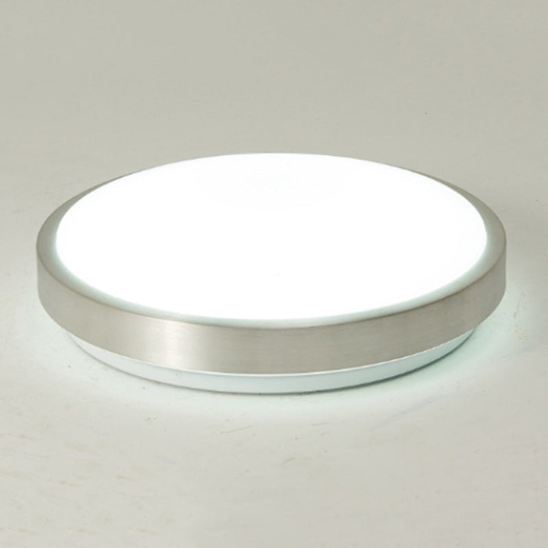 1-Licht Ronde Flush Mount Plafond Verlichtingsarmatuur Moderne Stijl Acryl Led Flush Licht