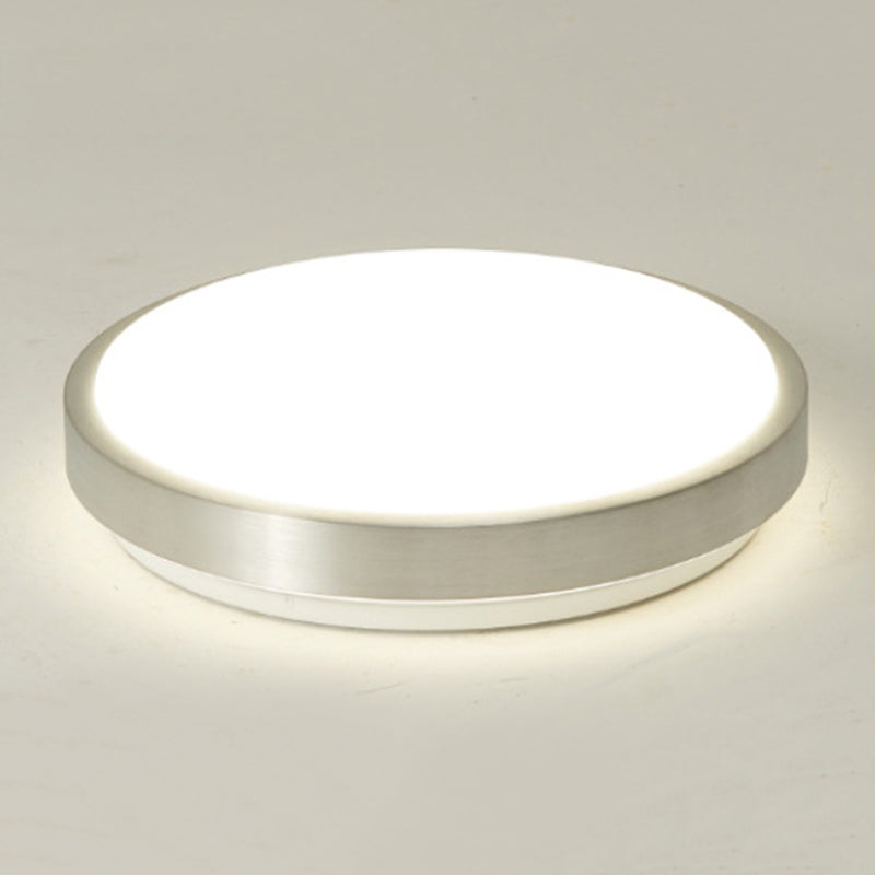 1-Licht Ronde Flush Mount Plafond Verlichtingsarmatuur Moderne Stijl Acryl Led Flush Licht
