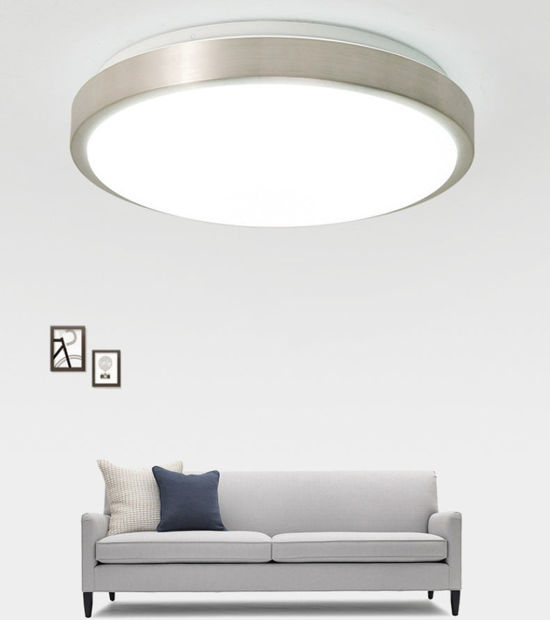 1-Licht Ronde Flush Mount Plafond Verlichtingsarmatuur Moderne Stijl Acryl Led Flush Licht