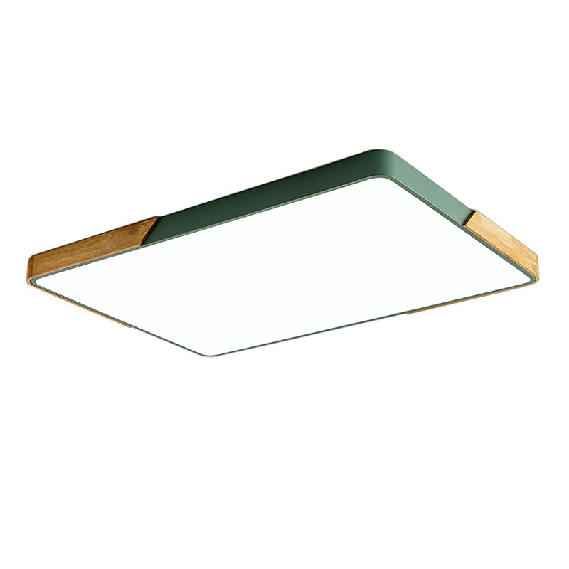 Rectangular Flush Mount Light Modern Style Metal 1 light Led Flush Mount