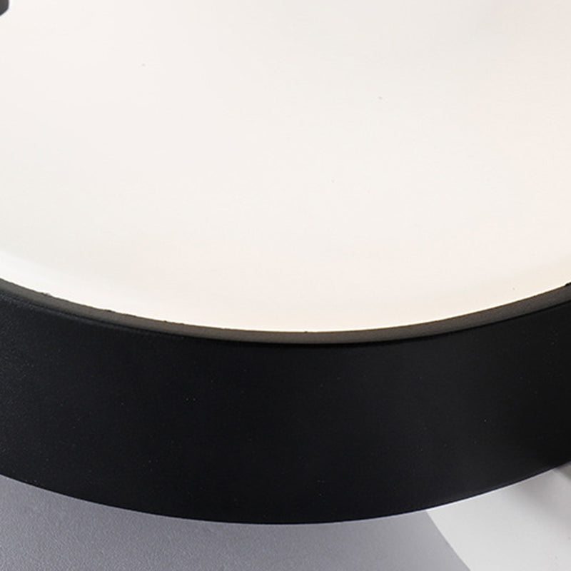 Moderne minimalistische LED Deckenleuchte Schmiedeeisen Herz-Shaped Flush Mount mit Acryl-Farbton