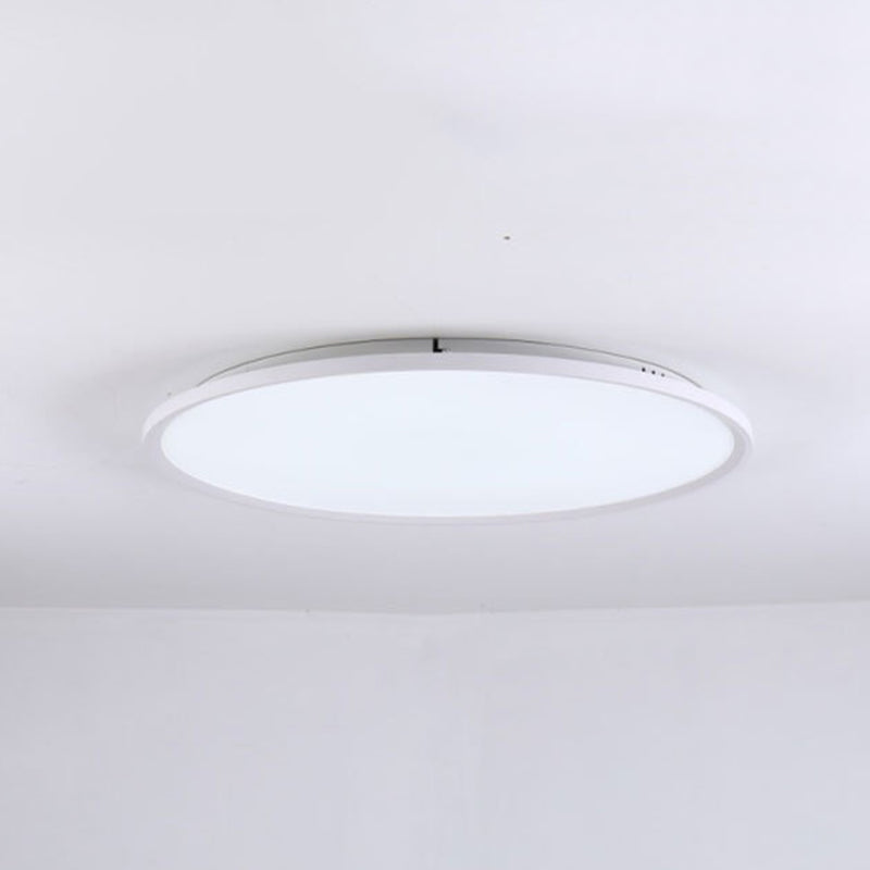 1-Licht-Unterputzleuchte aus Aluminium im modernen Stil, runde, bündige Deckenleuchten