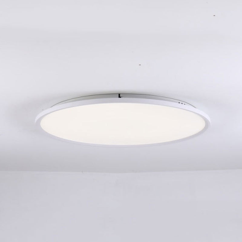 1-Licht-Unterputzleuchte aus Aluminium im modernen Stil, runde, bündige Deckenleuchten