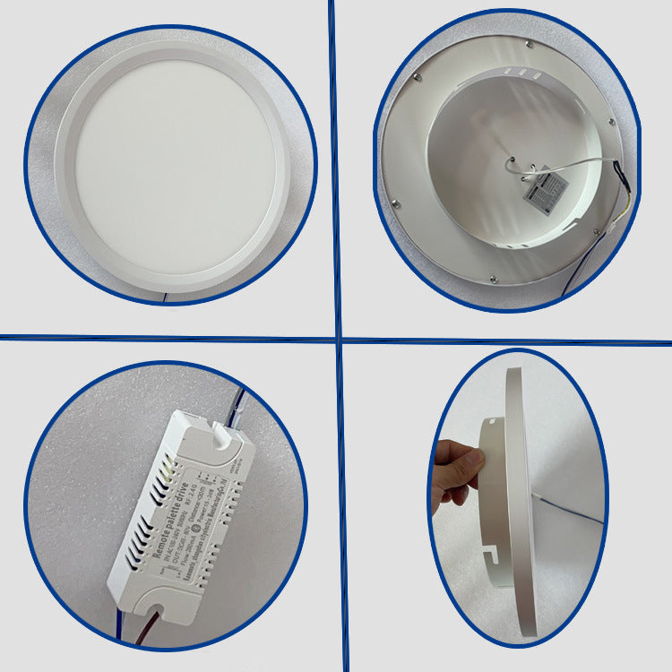 Aluminum 1-Light Flush Mount Lighting Modern Style Round Flush Ceiling Light Fixtures