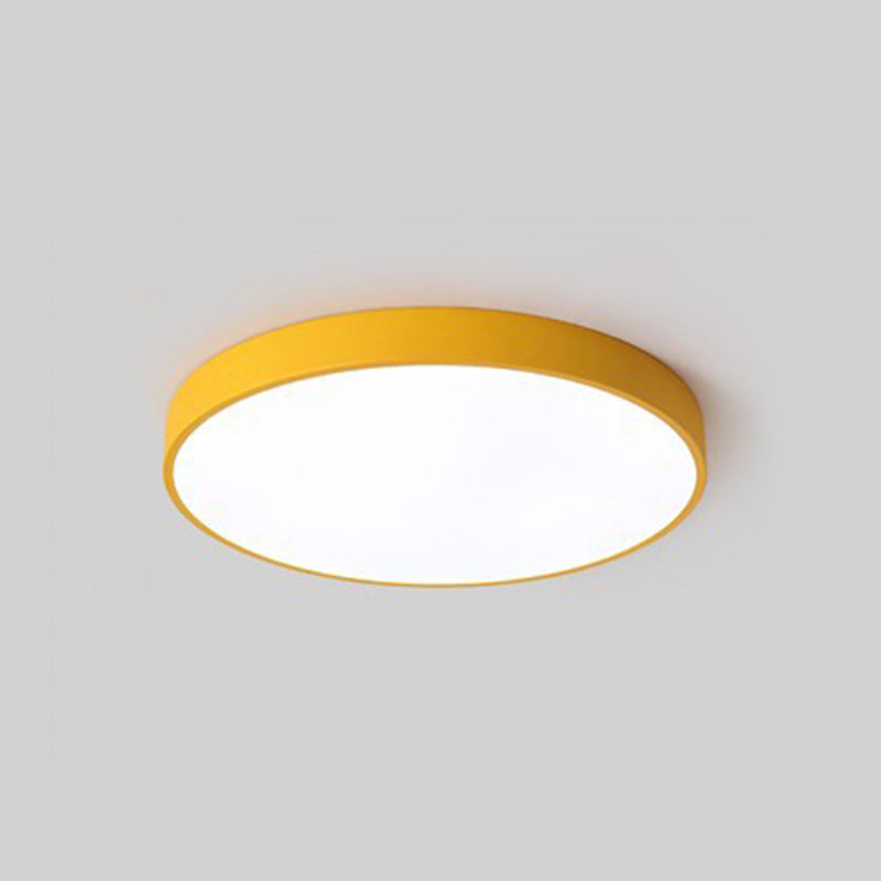 Luces de techo de montaje en superficie LED de metal cilíndrico Luz de montaje empotrado de estilo moderno de 1 luz