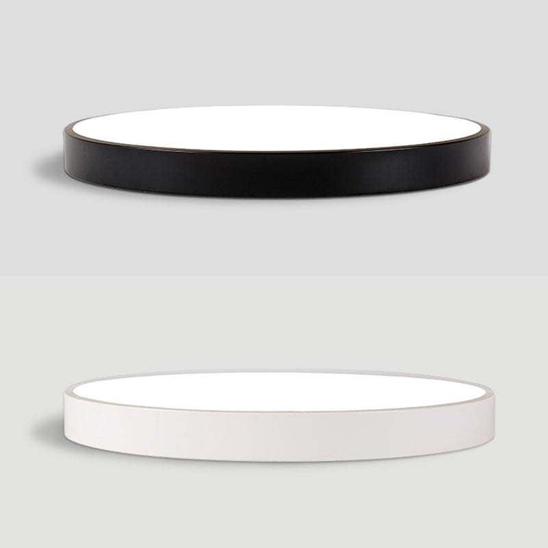 Cylinder Metal Led Surface Mount Ceiling Lights 1-Light Modern Style Flush Mount Light
