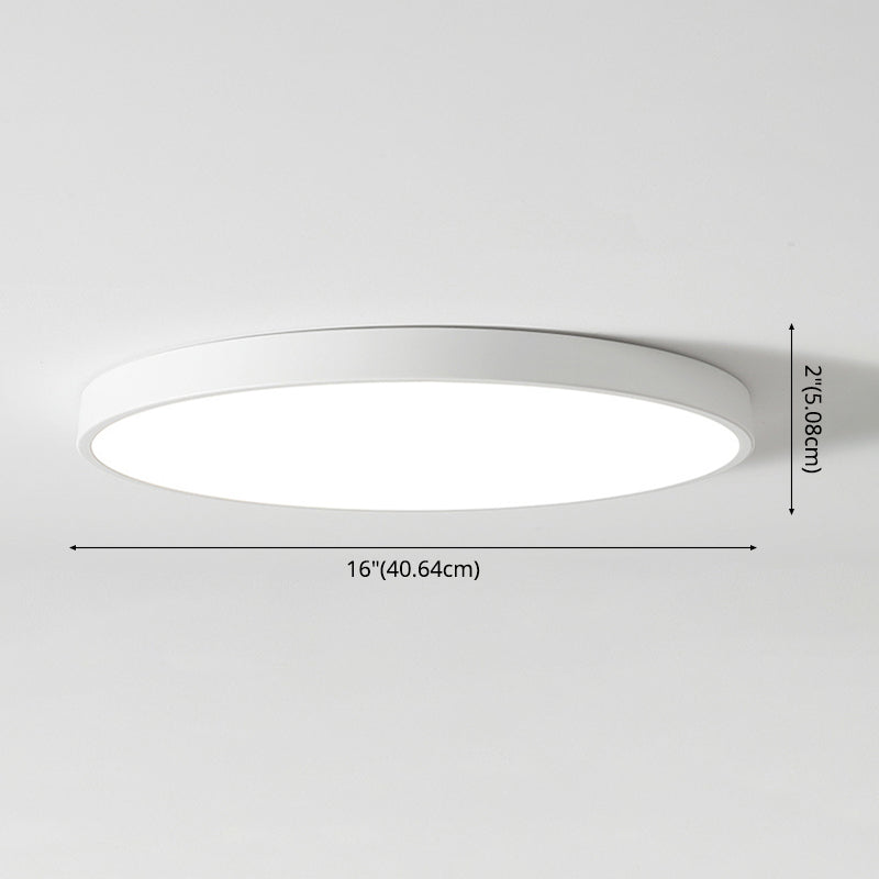 Plafonniers géométriques à montage en surface à 1 lumière LED, luminaires encastrés en métal de style moderne