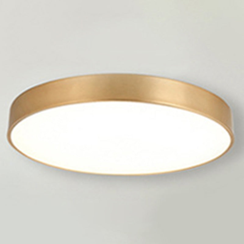 Plafonniers géométriques à montage en surface à 1 lumière LED, luminaires encastrés en métal de style moderne