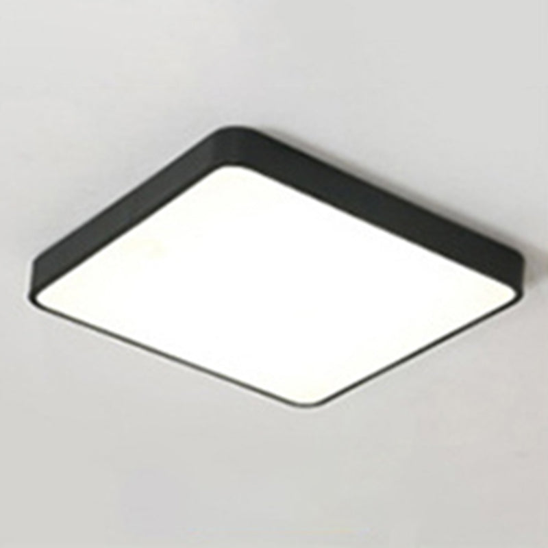 Plafonniers géométriques à montage en surface à 1 lumière LED, luminaires encastrés en métal de style moderne