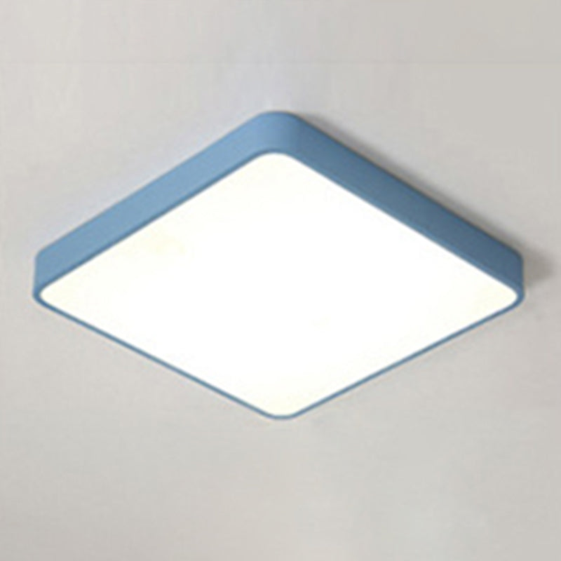 Plafonniers géométriques à montage en surface à 1 lumière LED, luminaires encastrés en métal de style moderne