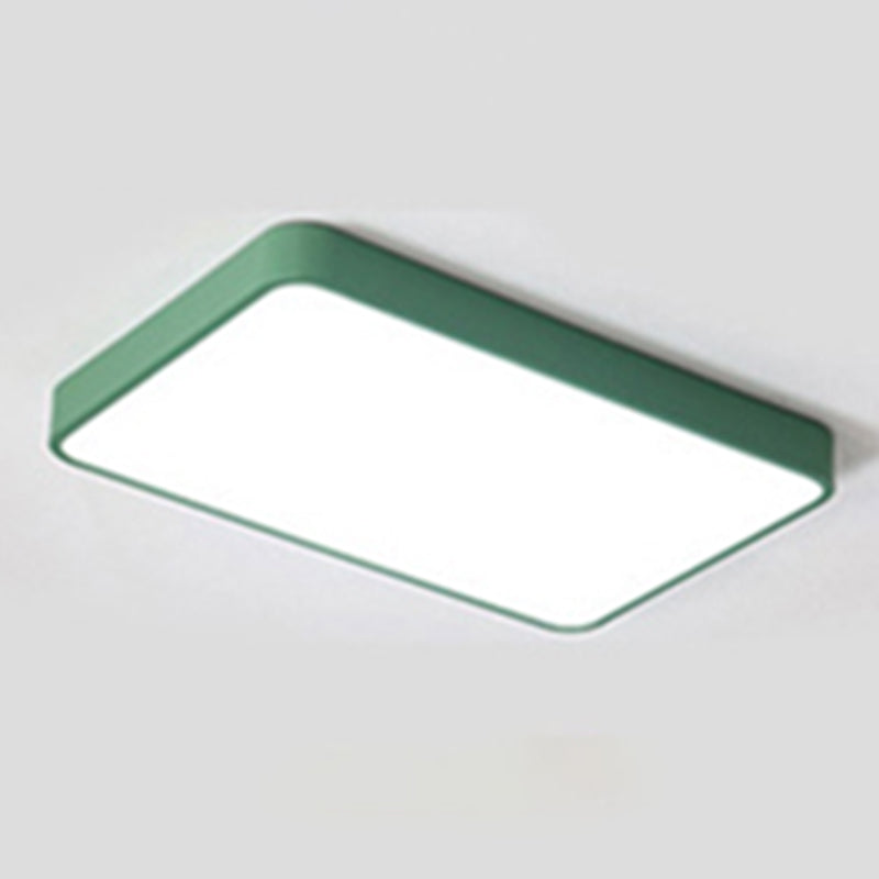 Plafonniers géométriques à montage en surface à 1 lumière LED, luminaires encastrés en métal de style moderne