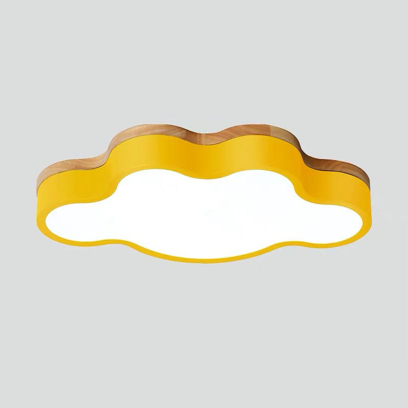 Moderne, wolkenförmige Unterputzbeleuchtung aus Metall mit 1 LED-Unterputzleuchte