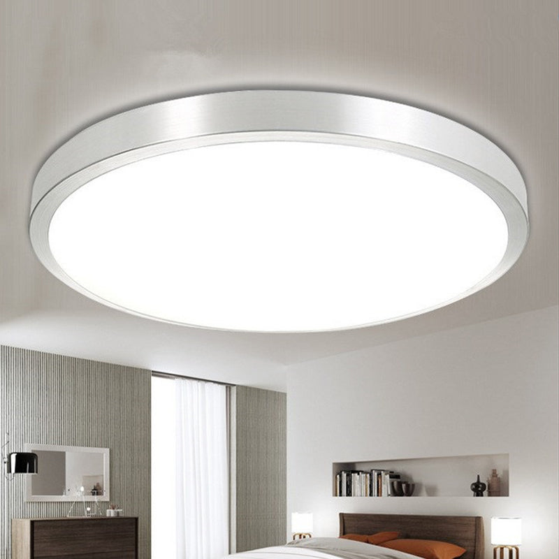 Round 1-Light Flush Mount Ceiling Lights Acrylic Modern Style Flush Ceiling Light Fixtures