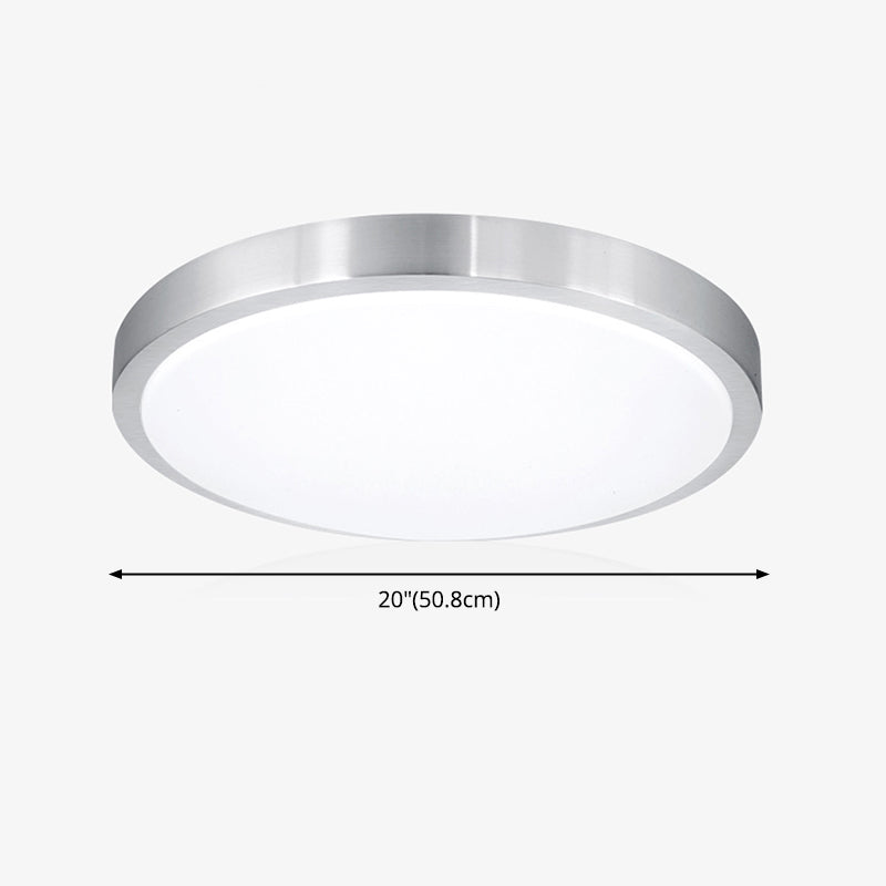 Round 1-Light Flush Mount Ceiling Lights Acrylic Modern Style Flush Ceiling Light Fixtures