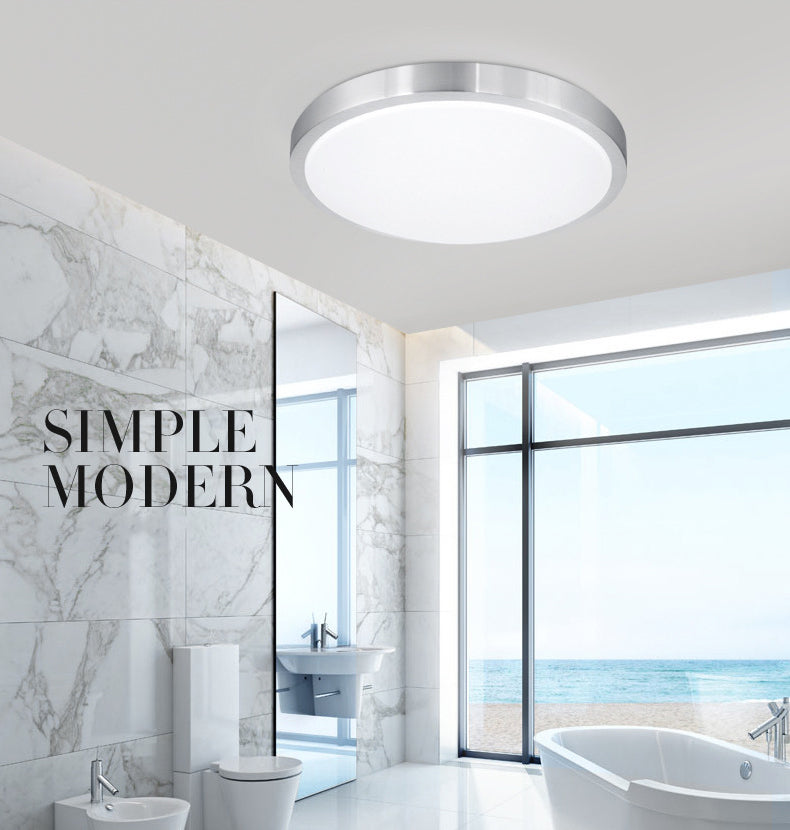 Round 1-Light Flush Mount Ceiling Lights Acrylic Modern Style Flush Ceiling Light Fixtures